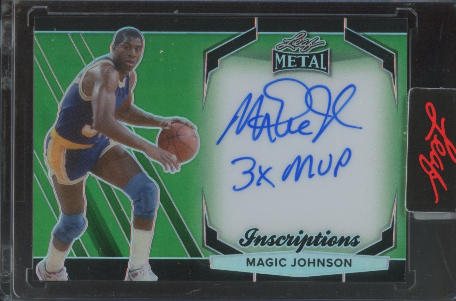 2025 Leaf Metal Authentics Magic Johnson #MHI-MJ6 Inscriptions Auto /150
