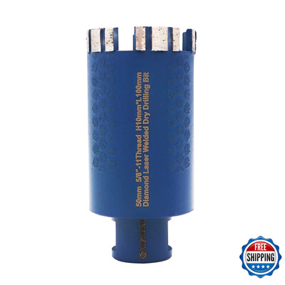Highdril Diamond Core Drill Bitdiameter 2 Inch 5/8-11 Threaddry Hole Saw Side