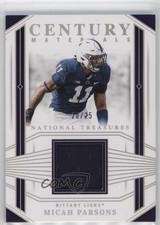 2023 National Treasures Century Materials Holo Silver 20/25 Micah Parsons 3s8