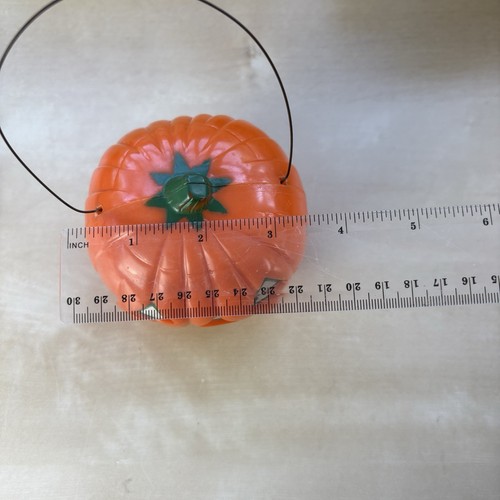 VTG Plastic Halloween Light Up Jack O' Lantern Pumpkin Union Products *issues - Picture 3 of 11