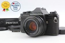 Near MINT Pentax ME Super Black 35mm SLR Film Camera M 50mm f1.7 Lens JAPAN
