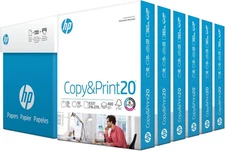 HP Printer Papers | 8.5 x 11 Paper | Copy &Print 20 lb| 6 Pack Case