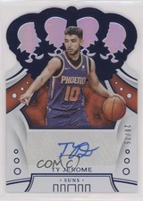 2019-20 Panini Crown Royale Rookies Blue 26/75 Ty Jerome #CR-TJR Auto 0s5s