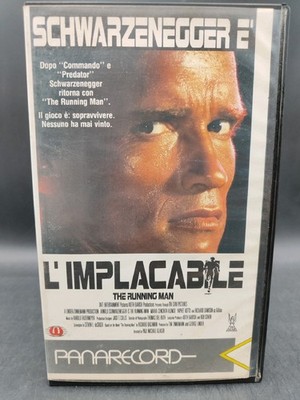 VHS DER UNERBITTLICHE Running Man ARNOLD SCHWARZENEGGER 1988 PANARECORD Adventure
