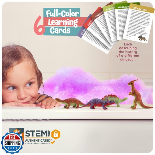 DanandDarci Dino Bombe da Bagno all'Uovo per Bambini - Bomba da Bagno per Bambini con Sorpresa Inside - Foto 4 di 5