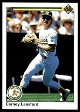 Carney Lansford 1990 Upper Deck #253 Athletics MLB READ FREE SHIP AutographDen