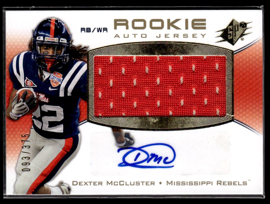 Dexter McCluster Spx #113 Autograph