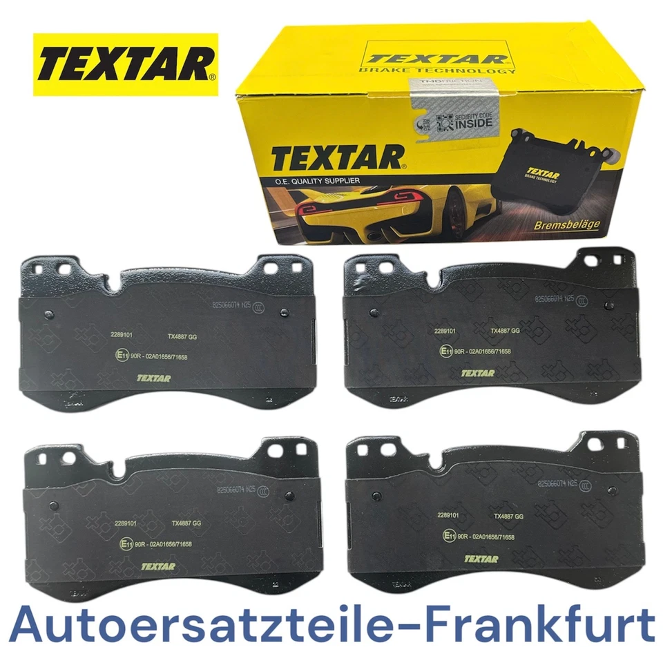 TEXTAR Bremsbeläge VORNE BMW 2 Coupe G42 M2 + 3 G20 G21 M3 + 4 G22 G23 M4 - Bild 3 von 4