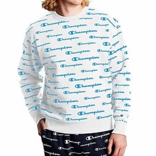 Champion Men  s Power Blend White Solid Script Fleece Pullover, Size 2XL, NWT