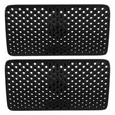 Universal Fit Car Air Conditioner Vent Deflector 2Pcs Durable ABS Black