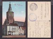 GERMANY 1915, Fieldpost card, Diksmuide, Belgium, WWI