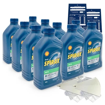 10 Litre Original Shell Spirax S5 ATE 75W-90 Transmission 5011987176249 GL-4 - Photo 1/4