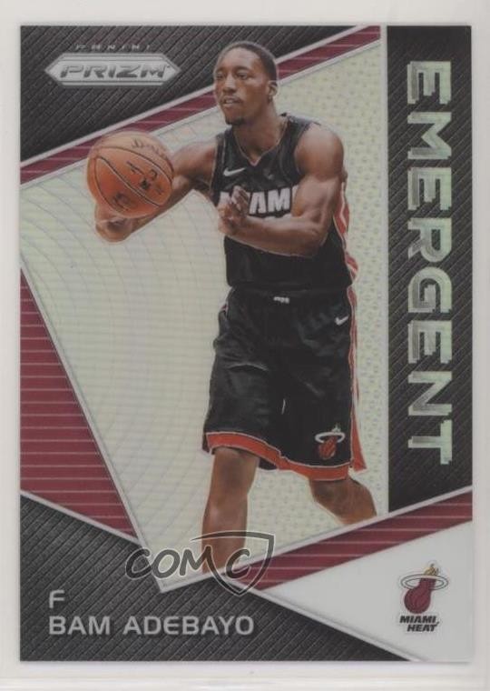 2017-18 Panini Prizm Emergent Silver Prizm Bam Adebayo #EM-BAM 6f8