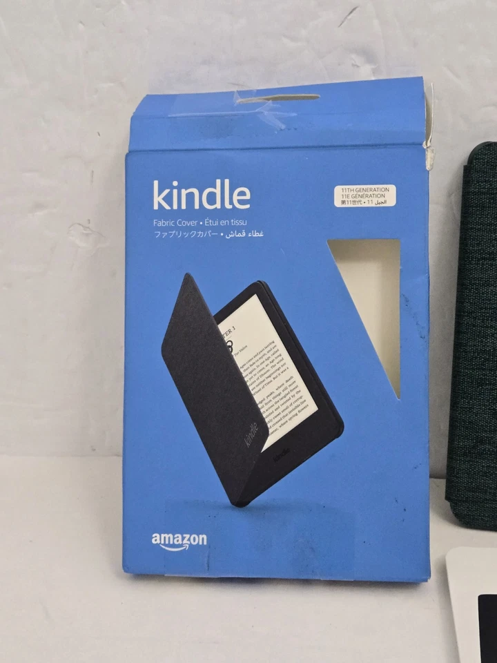Genuine Kindle Fabric Case 11th Generation 2022 Emerald Green - Image 4 of 4