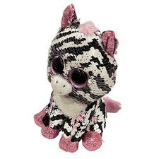 Zoey The Zebra Sequin Toy, Flippables Collection 6"