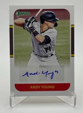 Andy Young 2021 Donruss Rookie RC Auto ( Diamondbacks )