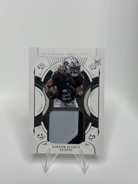 2025 Panini National Treasures - Treasured Patches Ashton Jeanty #TP-AJY /49