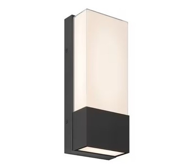 Artika Dixon Black 3 CCT LED Indoor/ Outdoor Lantern Sconce New