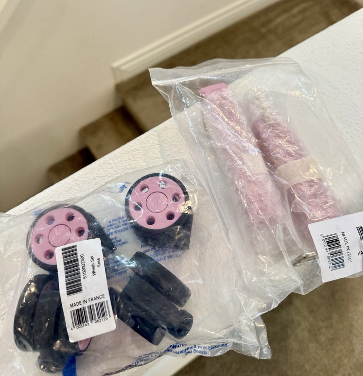 Rimowa Classic Customize Accessories Handles and Wheels Rose Pink