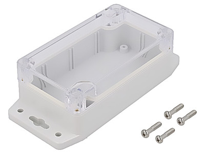 G203CMF-IP67 Gehäuse: universell X: 65mm Y: 115mm Z: 40mm mit Halterung grau GAI