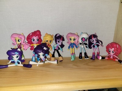 My Little Pony Equestria Girls  Lot Fluttershy Pinkie Pie+ Lot Of 10