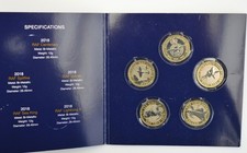 2018 RAF FULL Set £2 Set Spitfire Vulcan Sea King Lighting Two Pound Coin Pack.