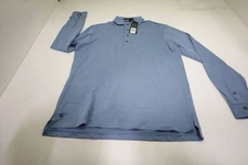 Greyson Golf Omaha Long Sleeve Polo Mens Size Medium Bonneville New INV12689196