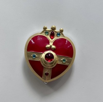 Sailor Moon S Cosmic Heart Compact Mirror Cosplay, Some Wear, w/Placed Decal