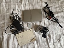 Sony PlayStation 2 PS2 Slim Silver Console Bundle Controller Memory Card PAL