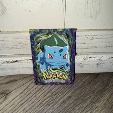 #01 Bulbasaur Topps Pokémon Card E1 Of 12 Stage 1 1999