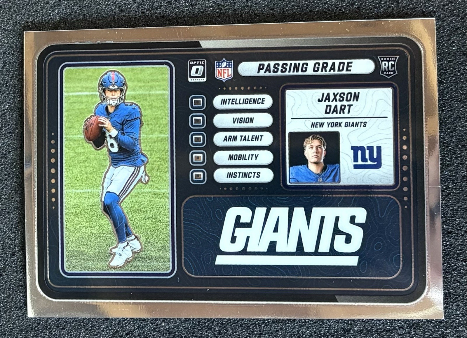 2025 Panini Donruss Optic - Passing Grade Jaxson Dart #2 (RC)
