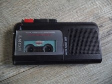 SONY M-470 dictaphone  micro cassette corder Vintage Très Rare Fonctionnel 