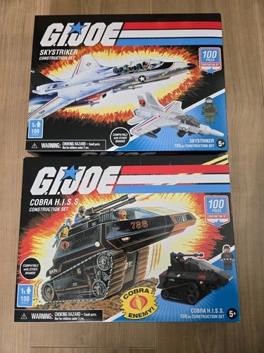 G.I. Joe Construction Sets: Cobra H.I.S.S. III & Skystriker by Forever Clever