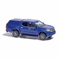 Busch 53705 Nissan Navara Mit Hardtop Blau Ho 1:87 Neu
