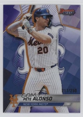 2025 Bowman's Best Purple Refractor 217/250 Pete Alonso #51 1u7g