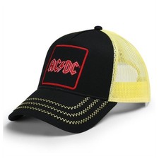AC/DC Voltage Band Logo Trucker Baseball Cap Size One Size