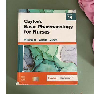Elsevier Clayton's Basic Pharmacology for Nurses 19th Ed PB English Access Code 