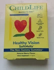 childlife healthy vision softmelts natural berry flavor 27 tablets exp 1/28