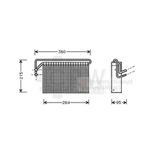 Van Wezel Condenser Air Conditioning For BMW 3 Series Compact 316 TI 318