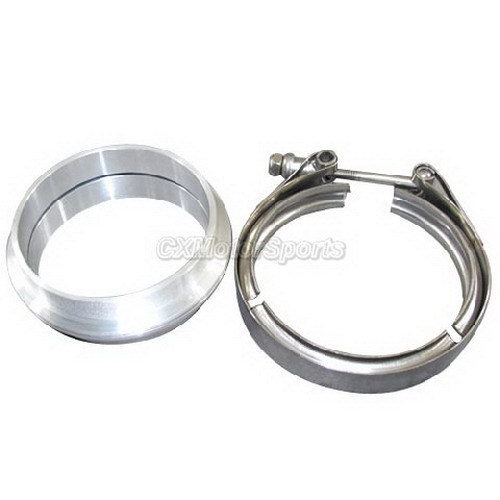 2.5 V-Band Vband Clamp CNC Stainless Steel Flange Flanges Kit Turbo
