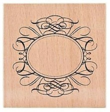 WEDDING FRAME Rubber Stamp 59021 American Crafts Brand NEW border design