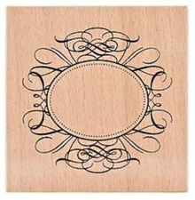 WEDDING FRAME Rubber Stamp 59021 American Crafts Brand NEW! border design