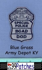 BGAD KENTUCKY SPECIAL POLICE DEPARTMENT OF DEFENSE Federal Shoulder Patch 3" 8C