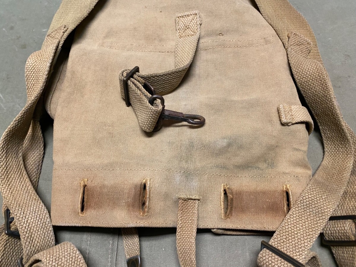 ORIGINAL WWI US ARMY M1910 HAVERSACK & MESS KIT POUCH COMBAT