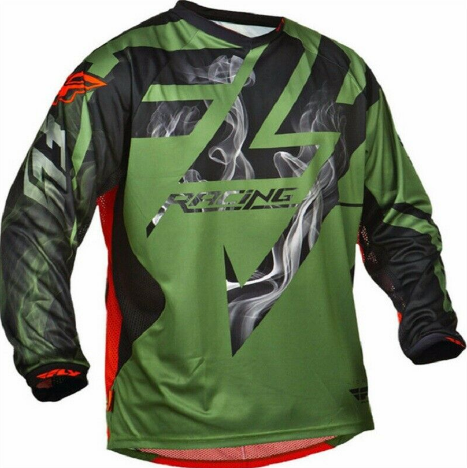Bike Downhill T-Shirt Long Sleeve Motorcycle Breathable Tops Mens Cycling Jersey
