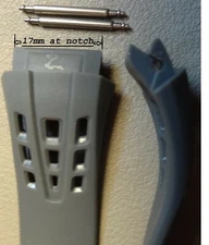 ONLY FITS Timex T5J041 Digital Fitness Heart Rate Monitor 27 Lap Gray Watch Band