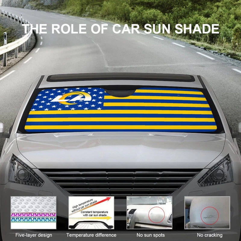 St. Louis Rams Car Windshield Sunshade Car Front Window Windshield Protection
