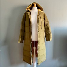 Kenzo Longline Padded Reversible Coat Khaki Size M Nwt