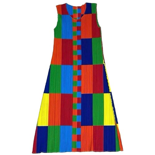 ISSEY MIYAKE / D2/A-POC INSIDE/半袖ワンピース/2/ナイロン/ネイビー/IM63KH317 ISSEY MIYAKE D2 A POC INSIDE Short Sleeve Dress 2 Nylon Navy