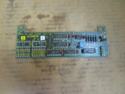 Siemens Dental X-ray Circuit Board 81 91 546 X1558 D11 8191546X1558D11 Used